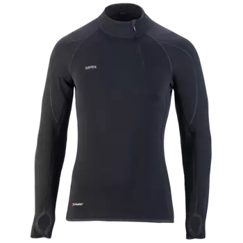 Термобелье Майка Сивера Сноуи Вп(М) С Воротником И Полуперчаткой Мужская Черная