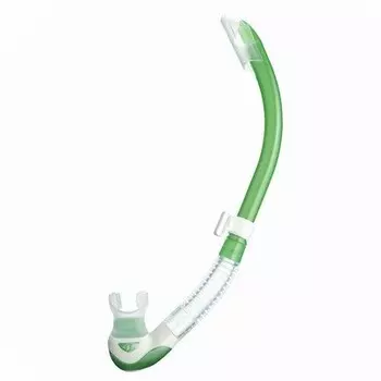 Трубка Подводная Tusa Platina Ll (Прозрачный Силикон) Siesta Green