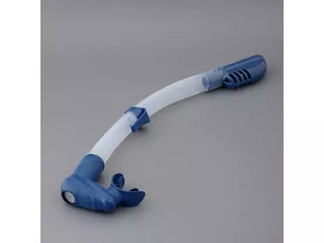 Трубка Сарган "агидель" Сухая 2 Клапана, Прозрачный/синий Силикон