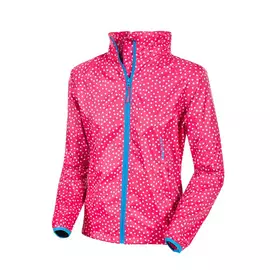 Ветровка Женская Непромокаемая Мембранная Mac In A Sac Elle Розовая В Горошек