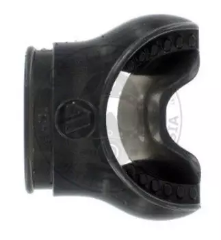 Загубник Анатомический (Черный Силикон)