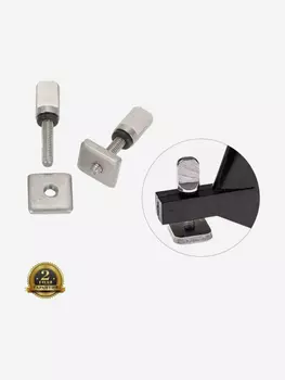 2 комплекта болт+гайка для плавника с системой US-Box, Серый