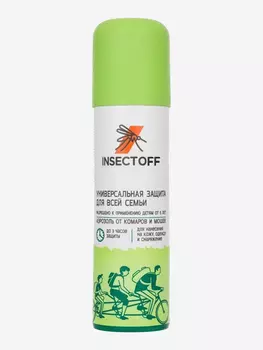 Аэрозоль от комаров и мошек Insectoff, Зеленый