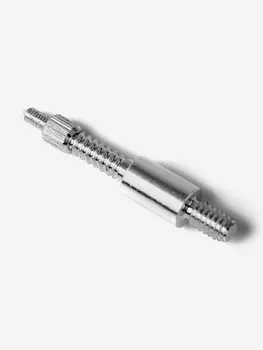 Адаптер-иголка A2S GUN дюраль, резьба "папа" дюймовая 8/32, Серебряный