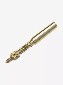 Адаптер-иголка A2S GUN, конус, латунь, резьба "мама" дюймовая 5/40, Золотой