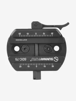 Адаптер Sunwayfoto SDC-75 с креплением Arca-Swiss/Weaver, Черный