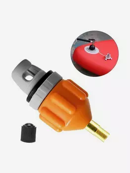 Адаптер TOURUS для накачки сап борда от автомобильного насоса (оранжевый), Оранжевый