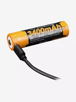 Аккумулятор 18650 Fenix, 3400 mAh, Оранжевый