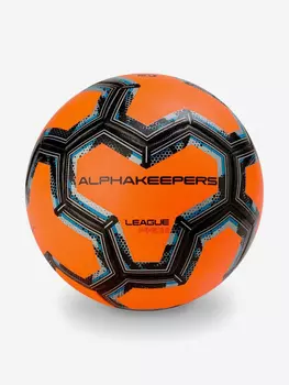 AlphaKeepers Мяч футбольный LEAGUE PRO II, Оранжевый