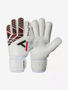 AlphaKeepers Перчатки вратарские 144101 PRO Roll Comfort LITE, Белый