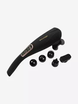 Массажер для тела Gezatone AMG127 NEO с 6-ю насадками, беспроводной, Черный