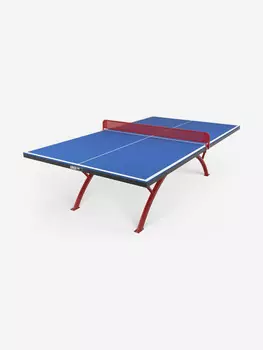Антивандальный теннисный стол UNIX Line 14 мм SMC синий, красный, Синий