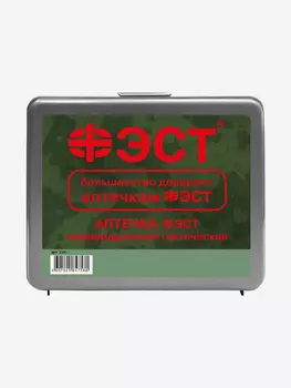 Аптечка (с наполнением) индивидуальная (тактическая) (футляр 2ПМ), Зеленый