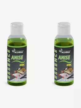Ароматизатор-концентрат жидкий ALLVEGA "Essence Anise", анис, 2шт по 100 мл, Зеленый