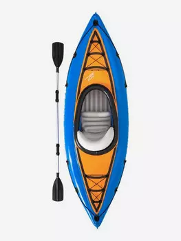 Байдарка надувная Bestway 65115 Cove Champion (275х81см) + весло, насос, Синий