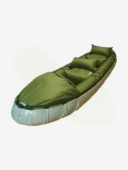 Байдарка Налим-225, баллоны ПУ, цвет зеленый, Зеленый