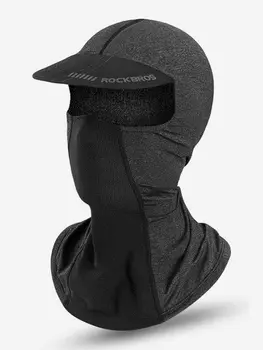 Балаклава ROCKBROS серая, с козырьком, Серый