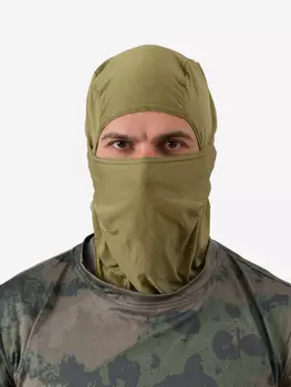 Балаклава сетка с перфорацией олива Jgermann, Зеленый