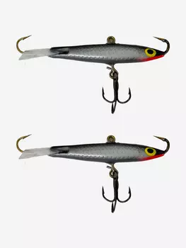 Балансир Fishing Master 70 мм, 20 гр. набор 2 штуки цвет Т30 (Уклейка), Серебряный