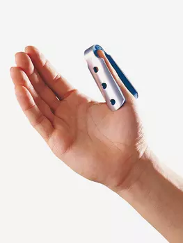 Бандаж на лучезапястный сустав (на палец), Серый