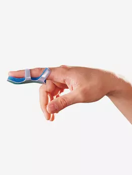 Бандаж на лучезапястный сустав (на палец), Серый