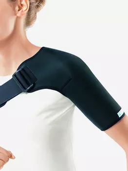 Бандаж на плечевой сустав эластичный ORLETT RS-105, Черный