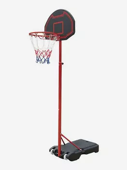 Баскетбольная стойка мобильная UNIX Line B-Stand Oval с регулировкой высоты 160-210 см, Черный