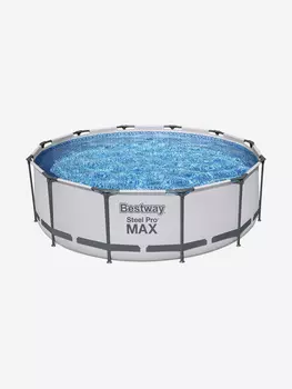 Бассейн Bestway 56260 каркасный Steel Pro Max 366х100 см, объем 9150 л, Серый