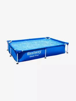 Бассейн Bestway 56401 каркасный Steel Pro 221х150х43 см, объем 1200 л, Синий