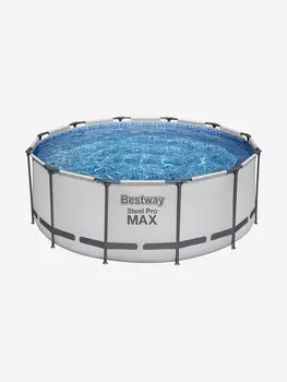 Бассейн Bestway 56420 каркасный Steel Pro Max 366х122 см , объем 10250 л, Серый