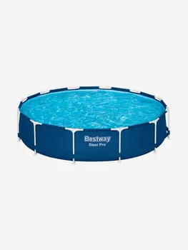 Бассейн Bestway 56681 каркасный Steel Pro 366х76 см, объем 6473 л с фильтр-насосом 1249 л/ч, Синий