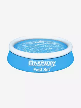 Бассейн Bestway 57392 надувной Fast Set 183х51см, Голубой