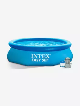 Бассейн Intex 28118NP надувной EASY SET 305x61см с фильтр-насосом 1250л/ч, Голубой