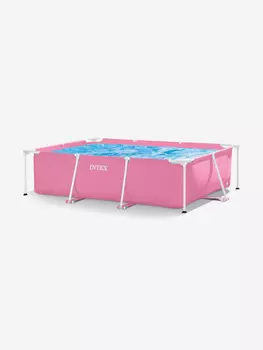 Бассейн Intex 28266 Pink Rectangular Frame, 220x150x60см, Розовый