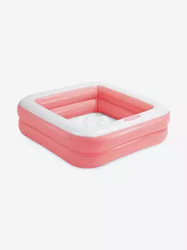 Бассейн надувной детский Розовый 86 х 86 х 25 см. INTEX, Розовый