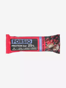Батончик протеиновый Forsio "Ягоды и карамель", 40 г, Мультицвет