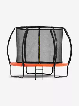Батут DFC TRAMPOLINE KENGOO II с сеткой 8FT-BAS-BO, Оранжевый
