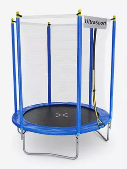 Батут DFC ULTRASPORT 6 ft с защитной сеткой, Синий