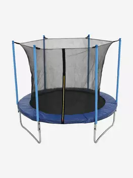 Батут Ecos BT10-3IN, 10' с сеткой, Черный