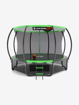 Батут Jump Power 12ft PRO Basket Green, Зеленый