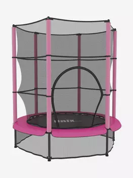 Батут каркасный для детей UNIX Line Kids 4,6 ft Pink, общий диаметр 140 см, до 50 кг, Розовый