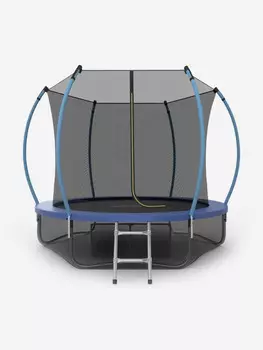 Батут каркасный EVO JUMP Internal 10ft + нижняя защитная сеть, диаметр 305 см, Синий