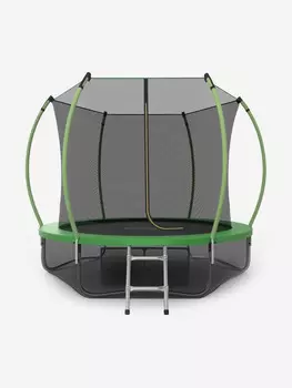 Батут каркасный EVO JUMP Internal 8ft + нижняя защитная сеть, диаметр 244 см, Зеленый