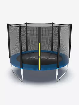 Батут каркасный EVO JUMP Standard 8ft, диаметр 244 см, Синий