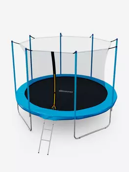 Батут каркасный с сеткой DFC Kondition 12 ft / с лестницей, Голубой