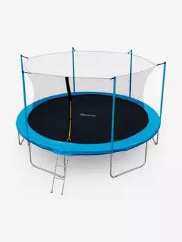 Батут каркасный с сеткой DFC Kondition 15 ft / с лестницей, Голубой