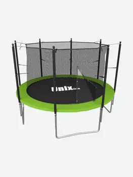 Батут каркасный UNIX Line Simple 6 ft Green с внутренней защитной сеткой, общий диаметр 183 см, до 100 кг, Зеленый