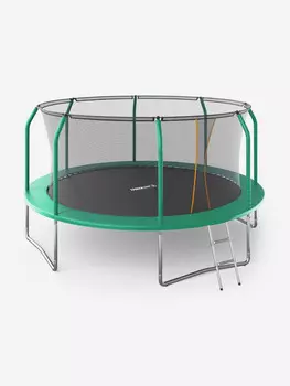 Батут каркасный UNIX Line Supreme Basic 14 ft, диаметр 427 см, до 160 кг, Зеленый