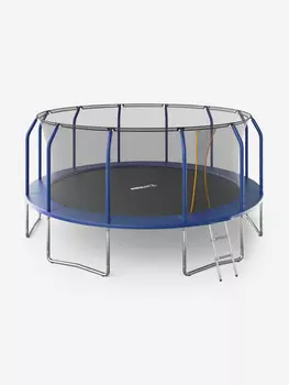 Батут каркасный UNIX Line Supreme Basic 16 ft, диаметр 488 см, до 160 кг, Синий