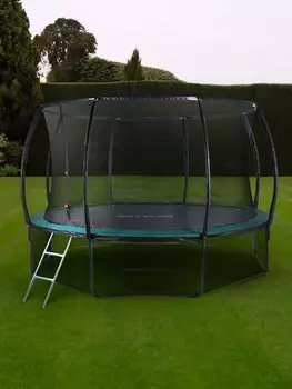 Батут KETTLER Wallaroo-120 с внутренней сеткой, 360 см, Черный